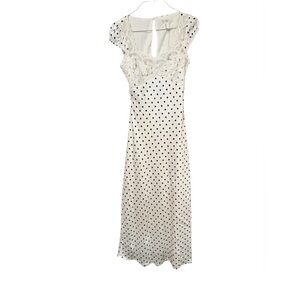 Jessica Simpson White Polka Dot Dress